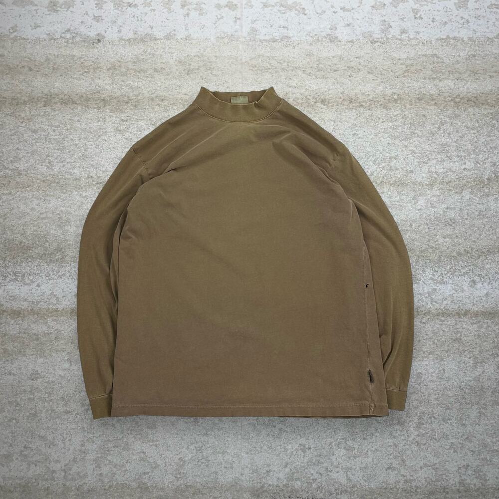 Vintage Y2K Woolrich Shirt Mens L Brown Cotton Long Sleeve